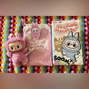 Pop MART the Monsters Exciting Macaron “Lychee Berry” Labubu Vinyl Plush
